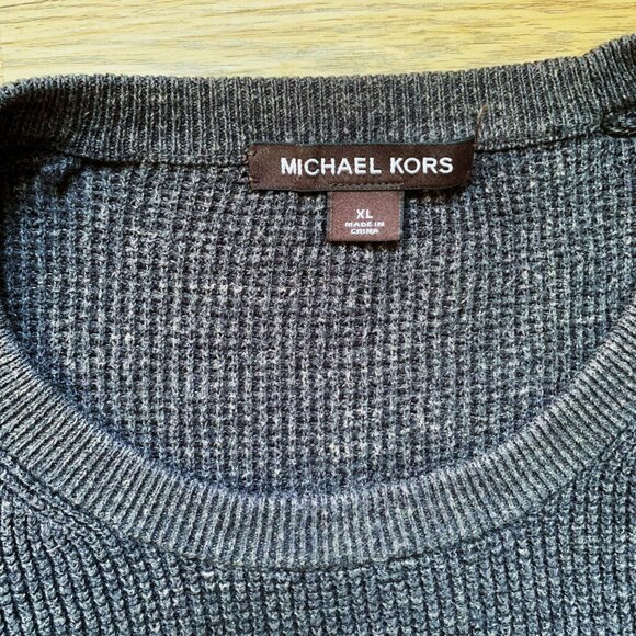 Michael Kors Wool-Blend Textured Sweater – Men’s XL - Picture 4 of 8